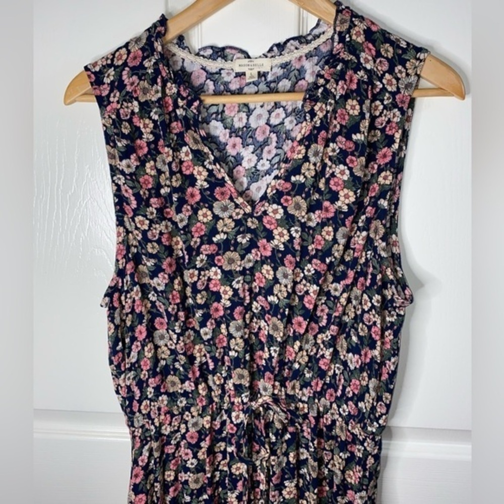Sleeveless Floral Maxi Dress, 
Bohemian, Boho Summer, Cottagecore